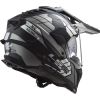 LS2 MX701 EXPLORER HPFC ATLANTIS adventure helma matná-šedá-titan vel.XL